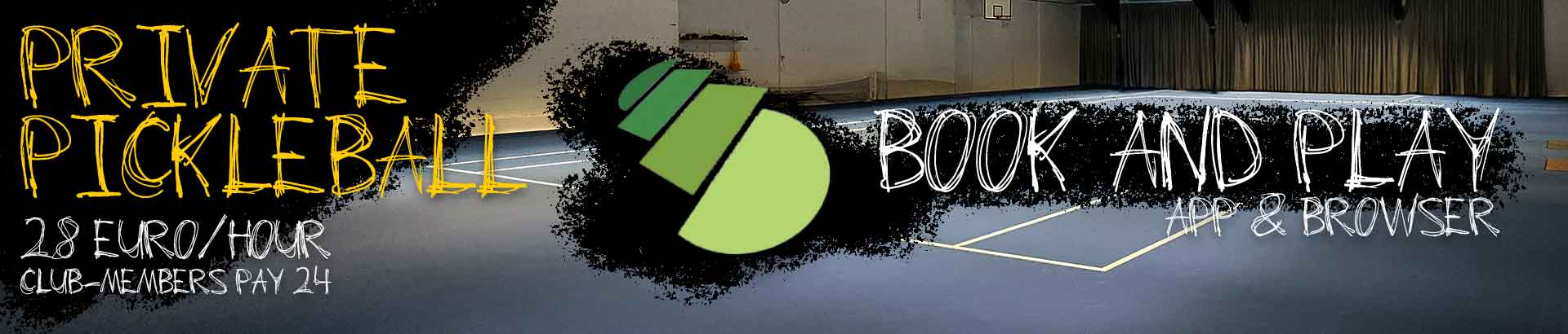 PICKLEBONN Indoor Court Eingang